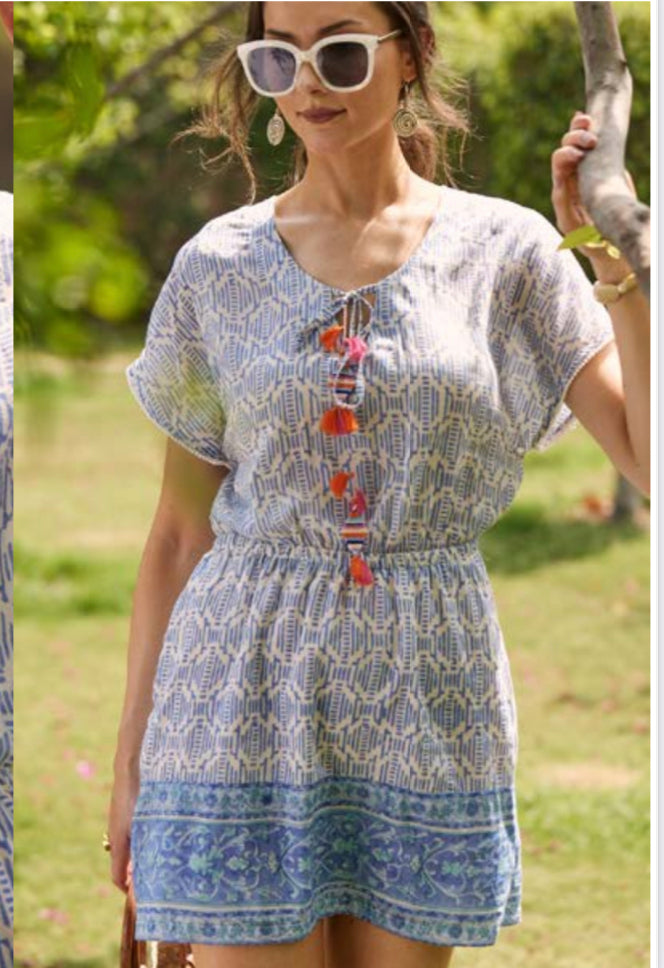 Indianblock Skylar Mini Dress